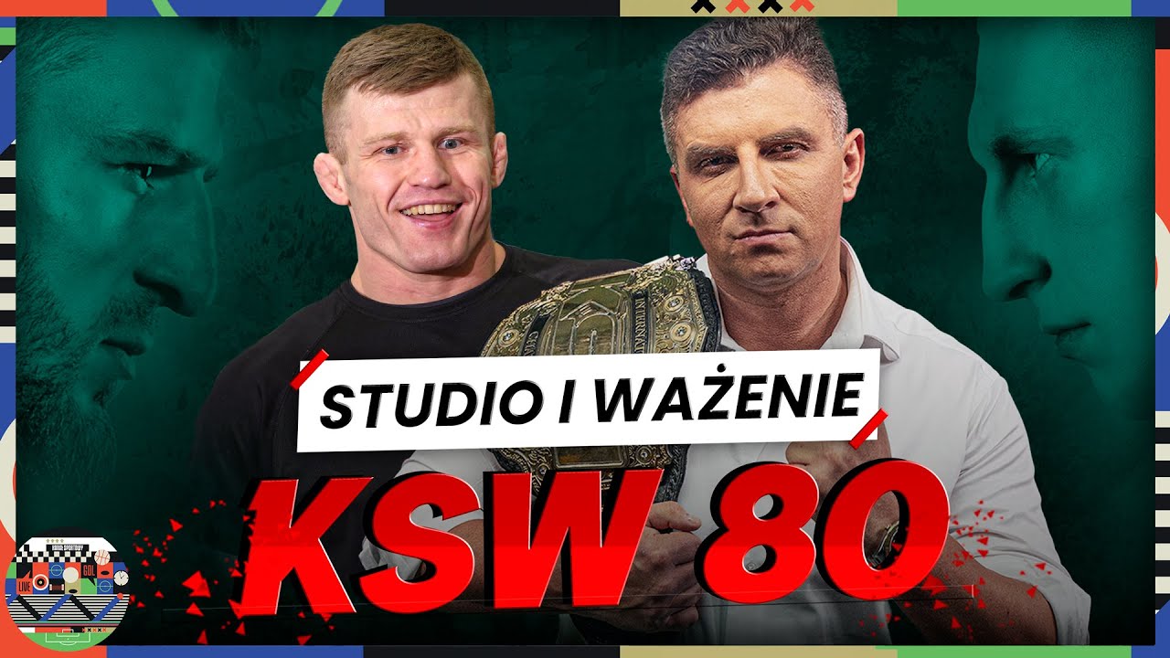 KSW 80: CEREMONIA WAŻENIA I STUDIO. MATEUSZ BOREK I GOŚCIE