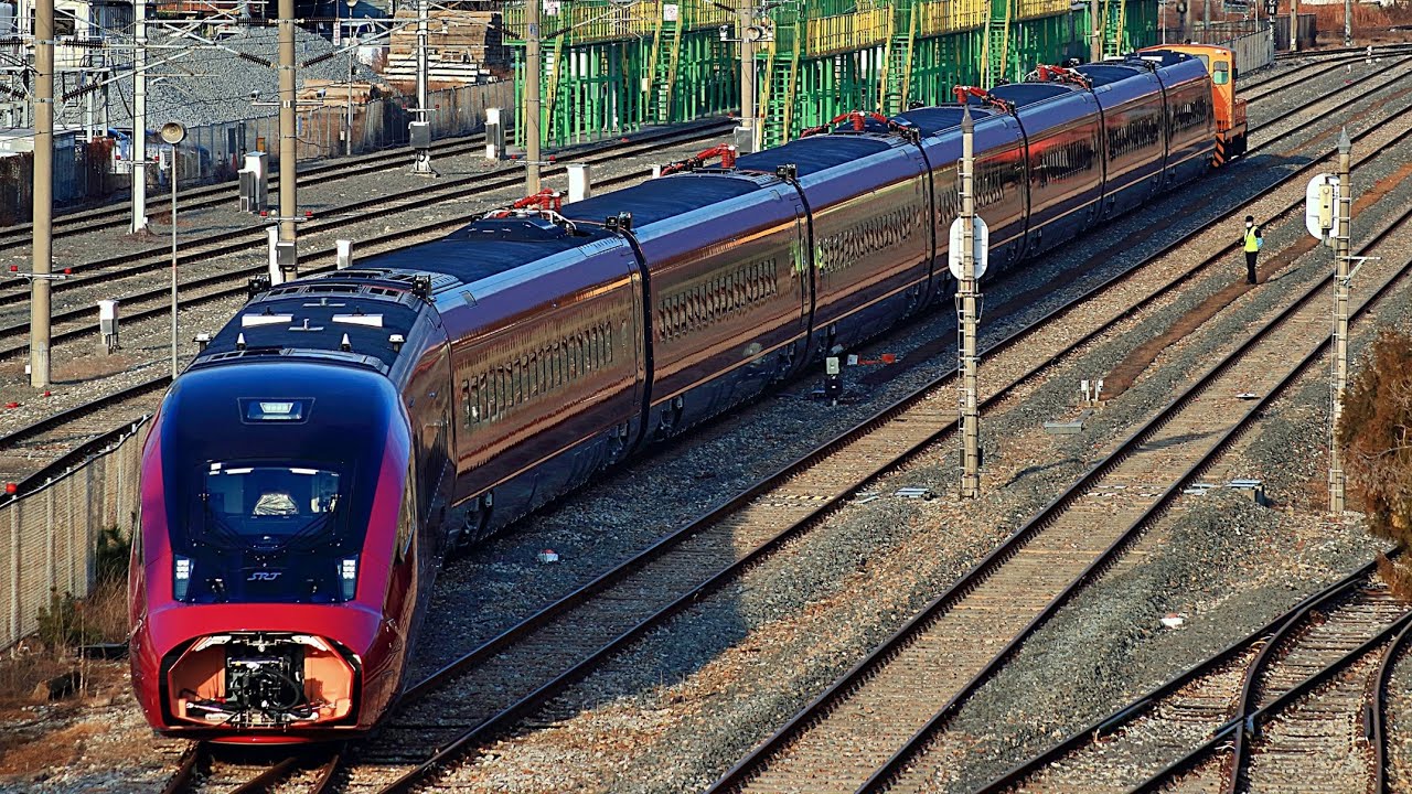 SRT EMU-320 초도 편성 출고회송(갑종회송)