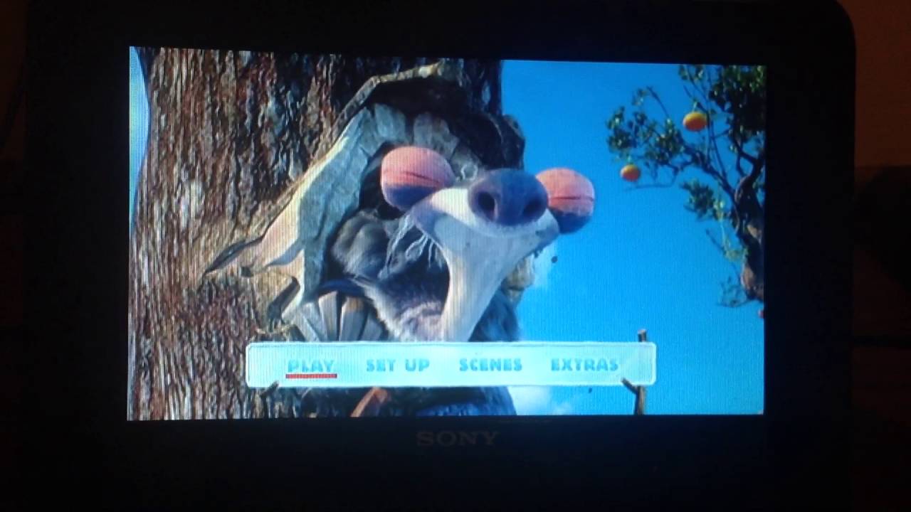 Ice Age Continental Drift DVD Menu Walkthrough