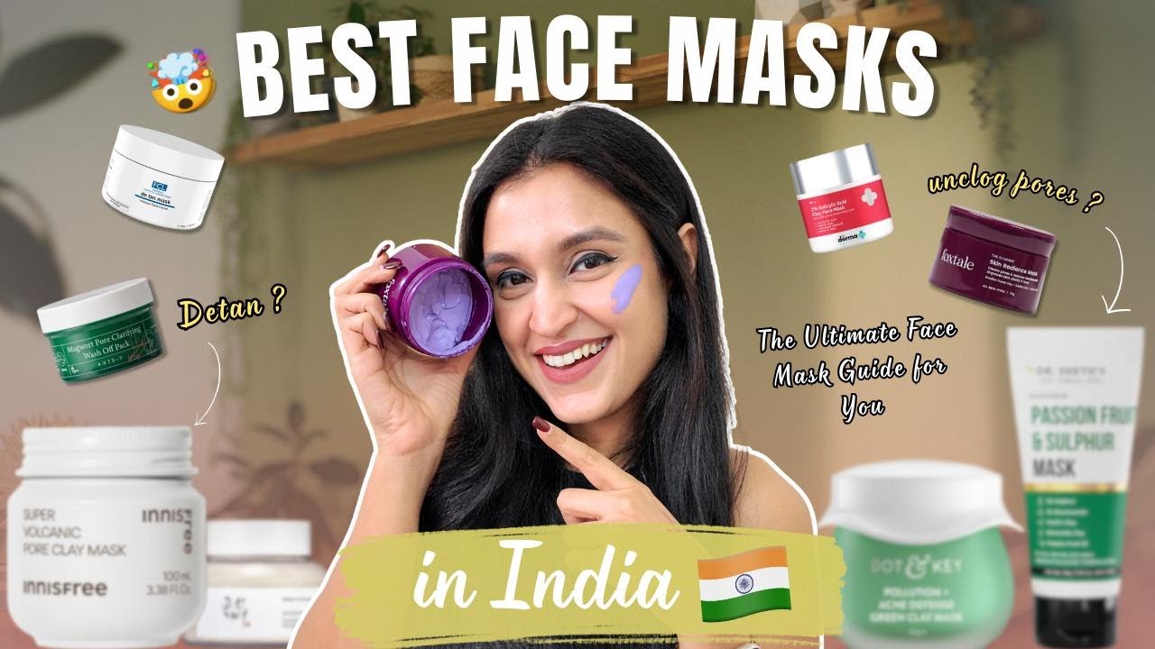 Best Pore Unclogging/Brightening/De-tanning Face Masks In India | All Skin Types | Chetali Chadha