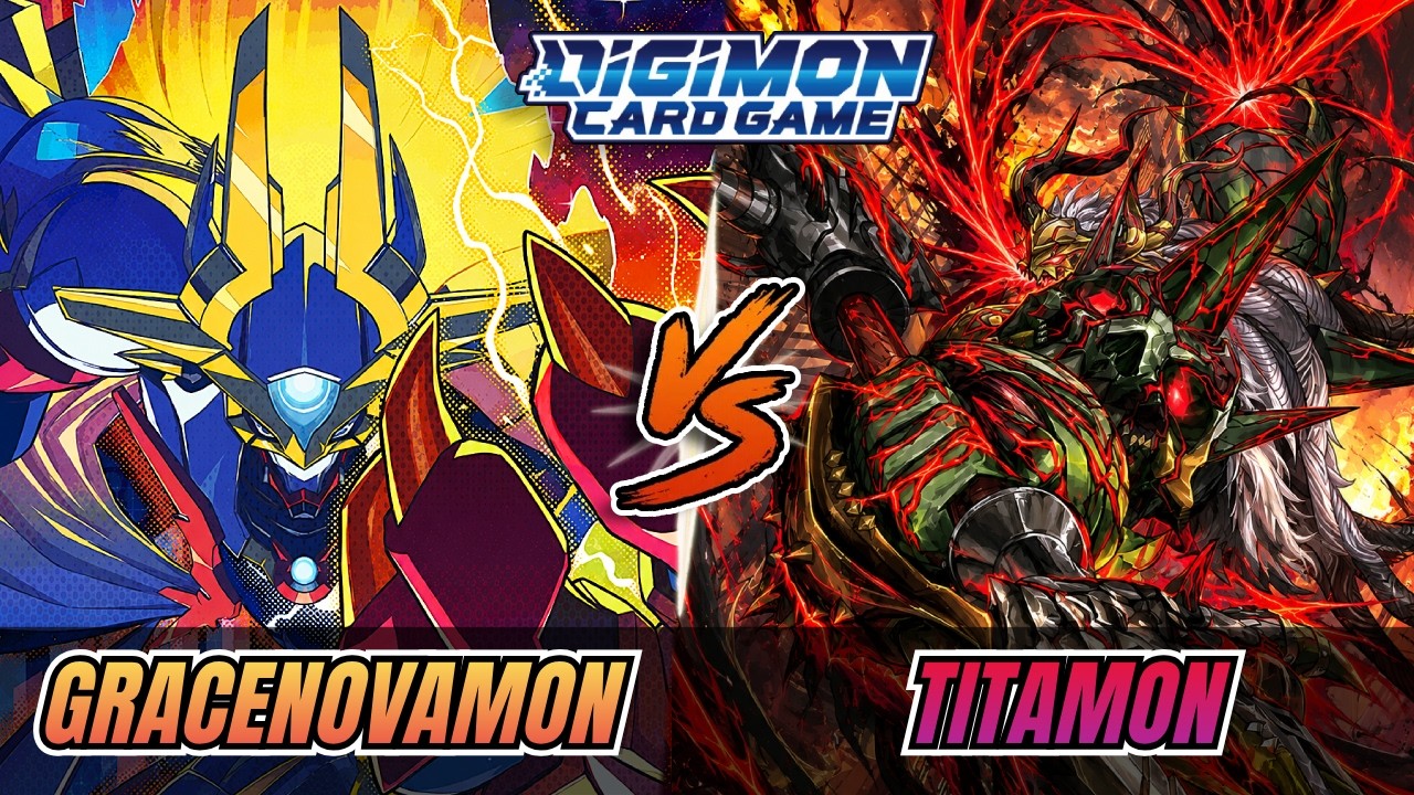 GraceNovamon TS Vs Titamon (Titans) TS | BT25 Feature Match | Digimon Card Game & TCG