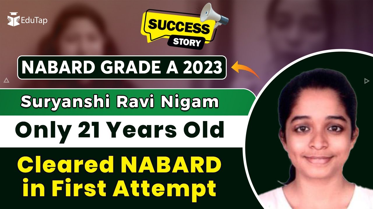 NABARD Grade A Topper Interview | NABARD Grade A  Preparation Strategy | How To Crack NABARD |EduTap