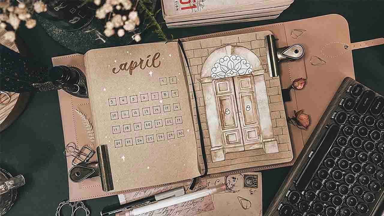 April 2022 Reading Journal Setup