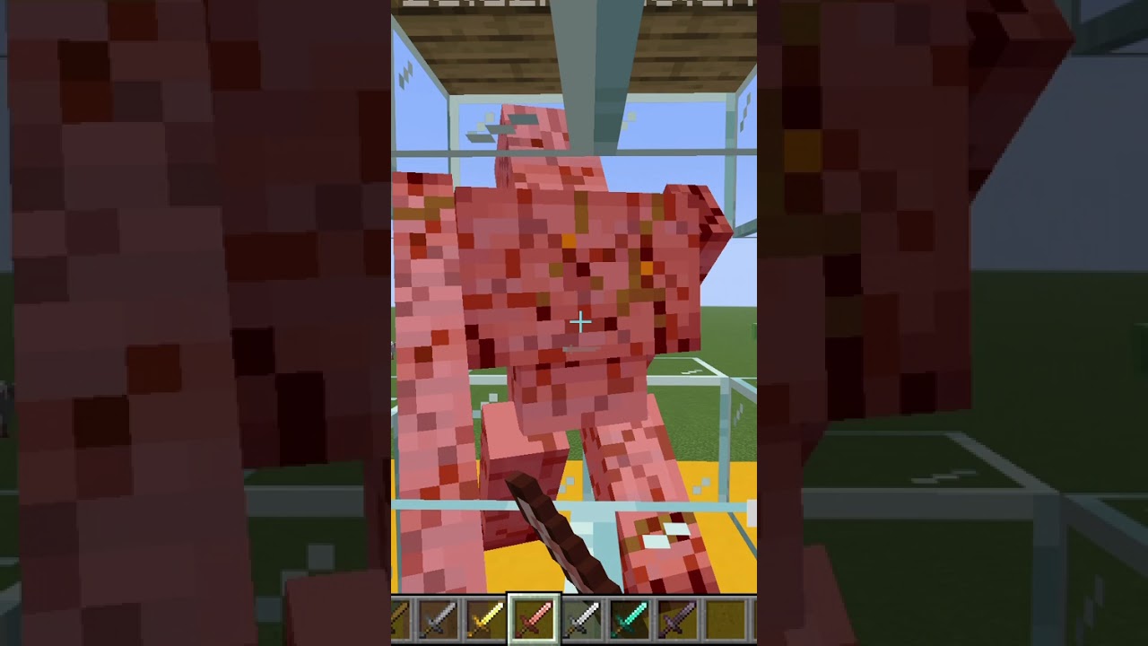 Ile uderzeń potrzeba żeby zabić iron golema? #minecraft