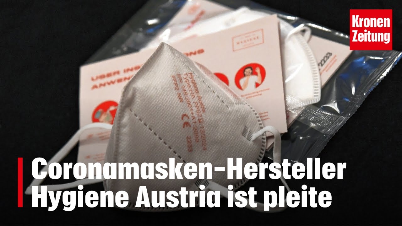 Coronamasken-Hersteller Hygiene Austria ist pleite | krone.tv NEWS