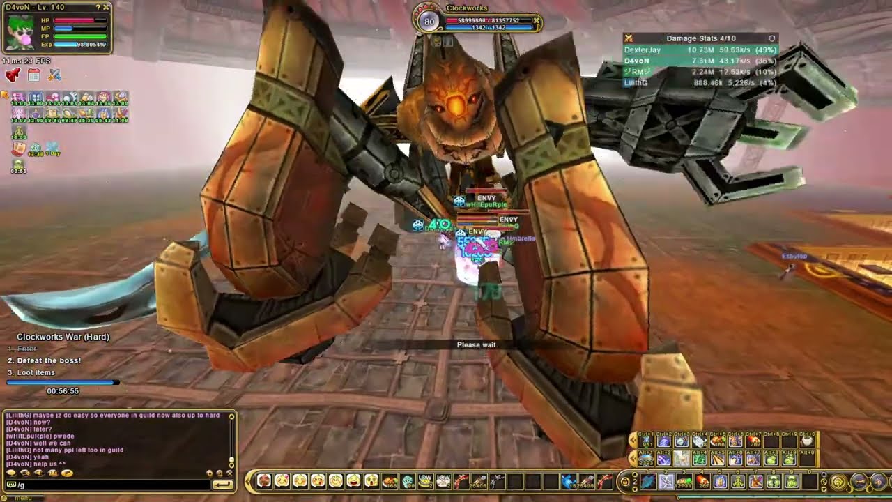 Flyff Universe | Clockwork Medium & Meteo Medium Mode | MIA ENVY Guild | 1 Apr 2023