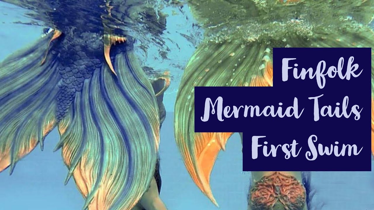 Perth Mermaids First Swim in Finfolk Productions Mermaid Tails