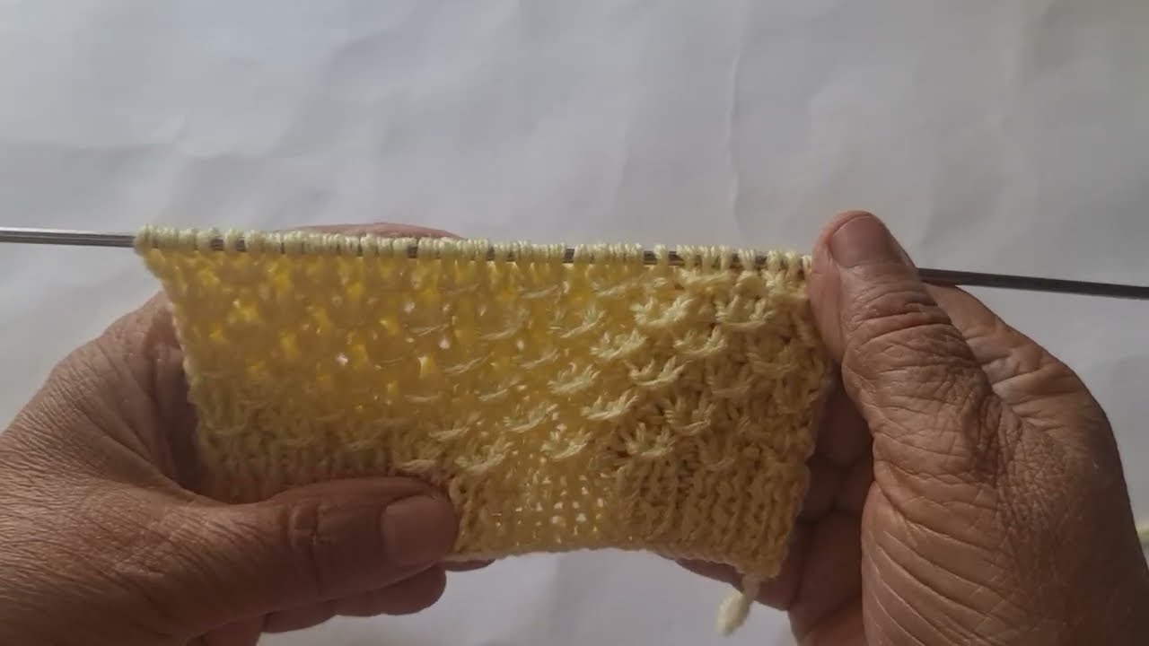 Çox asan toxunan bir naxış #knitting 