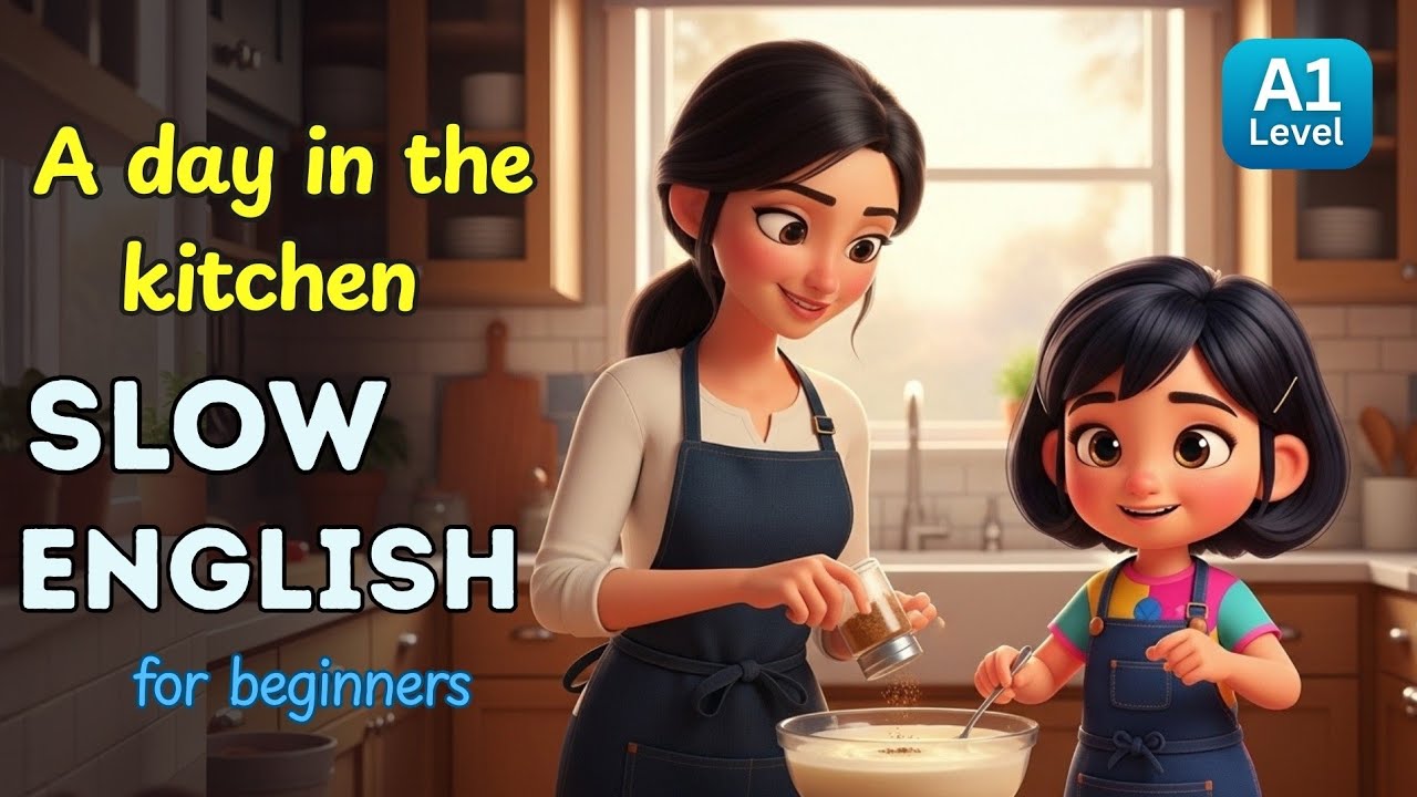 Learn ENGLISH in the Kitchen l Making Lunch Together l Daily English Conversation 