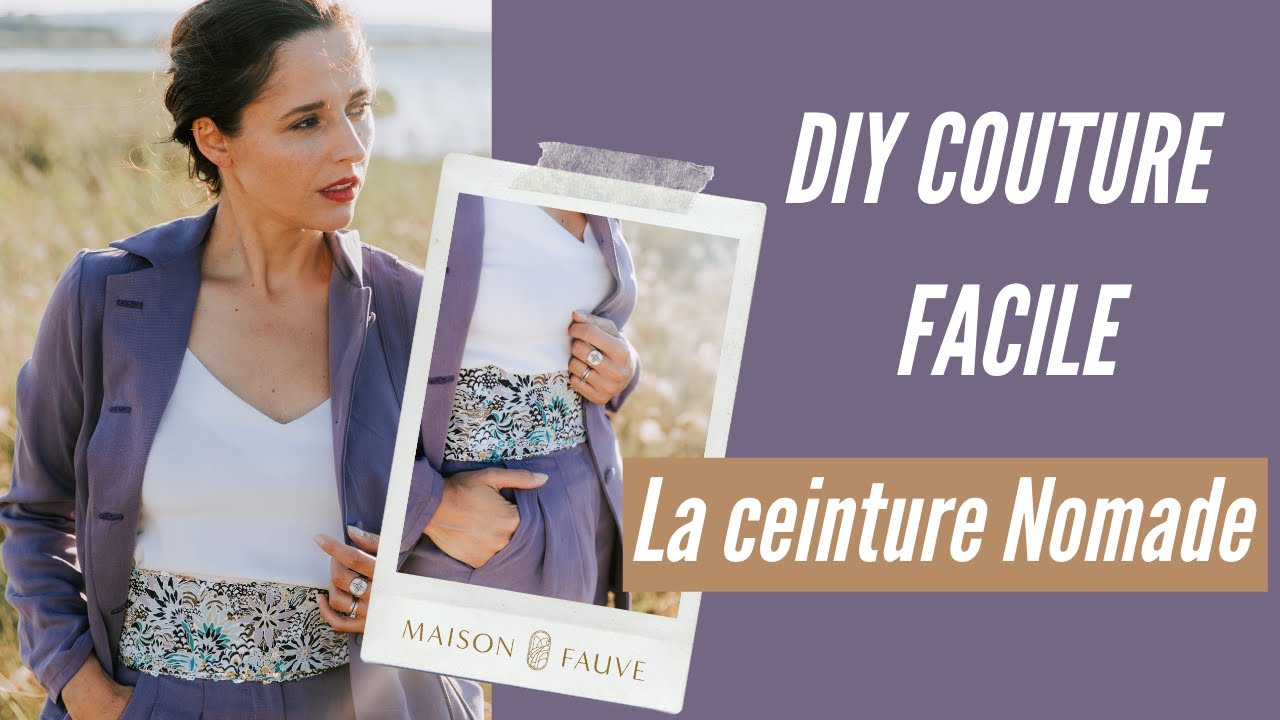 DIY : recyclez vos chutes de tissu avec le tuto couture de la ceinture Nomade !
