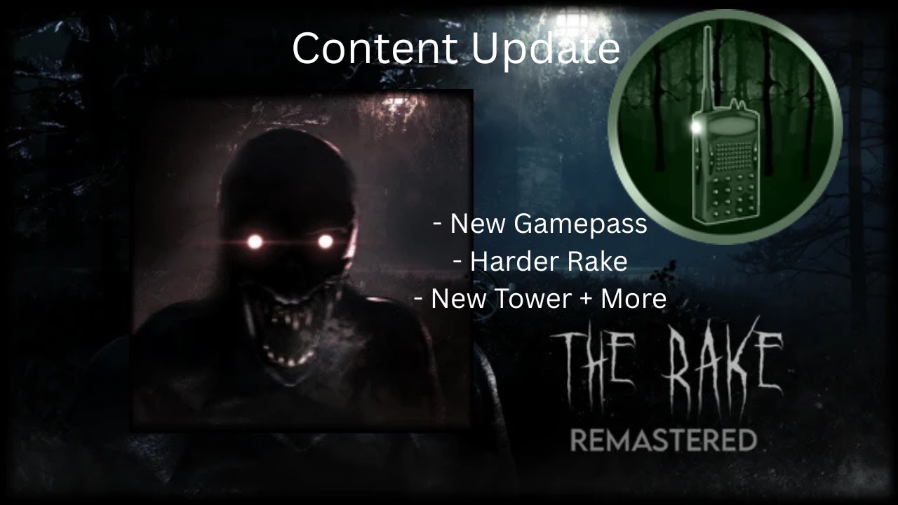 Roblox | The Rake Remastered | EVERYTHING IN THE NEW CONTENT UPDATE