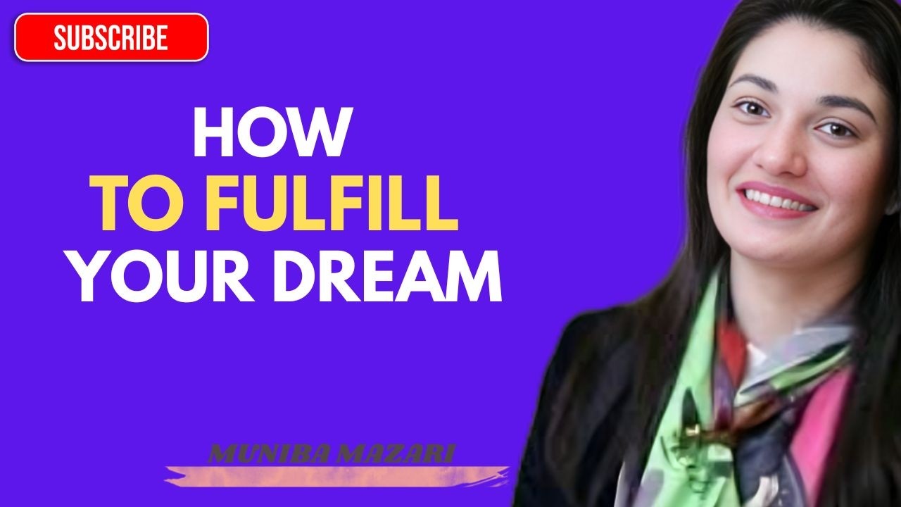 KILL YOUR WEAK FEELING FEELING AND HOW TO ACHIEVE YOUR GOALS || MOTIVATIONAL SPEECH BY MUNIBA MAZARI