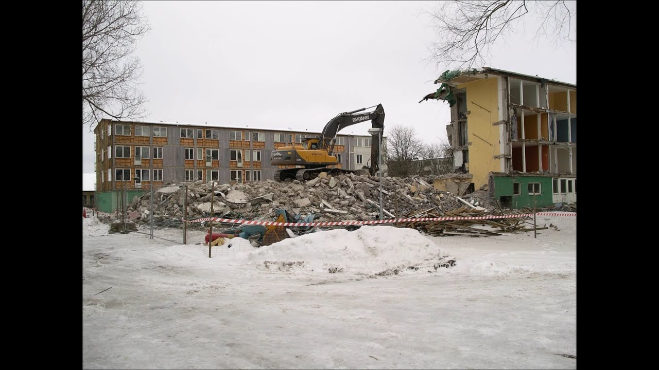 Markbacken i Örebro - Rivning 2006