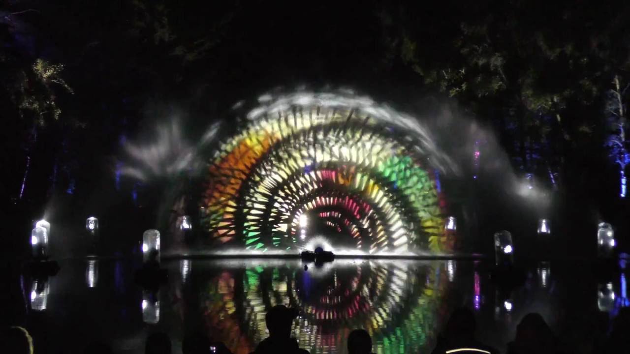 The Enchanted Forest 2016 'Shimmer' magical sound & light show in Perthshire, Scotland - 4K UHD