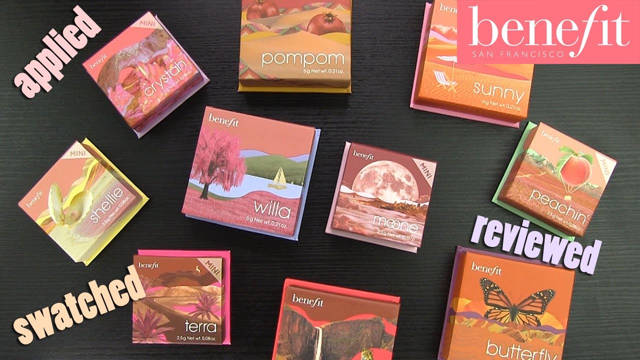 *НОВИНКА* Румяна Benefit WANDERful // Образцы, нанесение, обзор