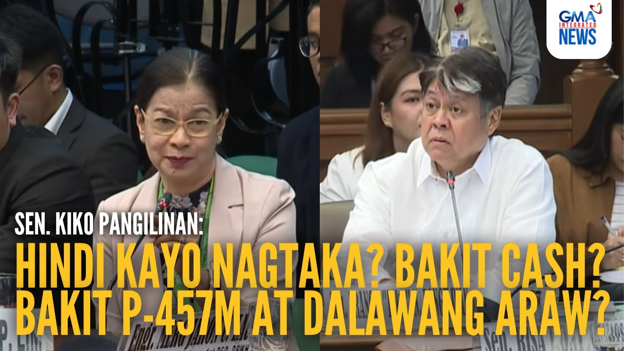 Milyon-milyong withdrawal ng SYMS Construction sa Landbank, binusisi ni Kiko | GMA Integrated News