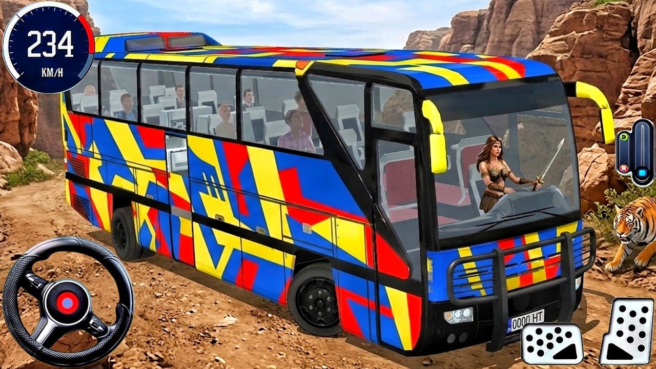 New Bus Simulator 2026: Real Passenger Transport Offroad Simulator 3D - Bus Game Android Gameplay