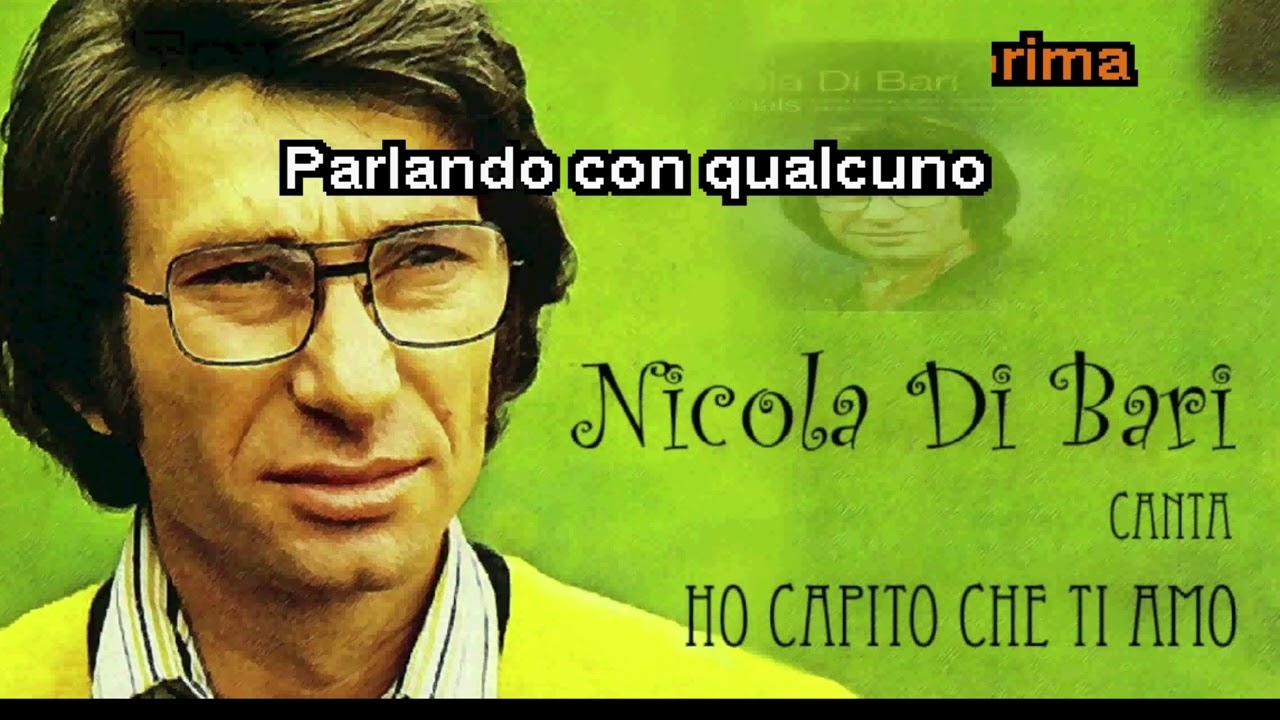 KARAOKE Nicola Di Bari   Ho capito che ti amo