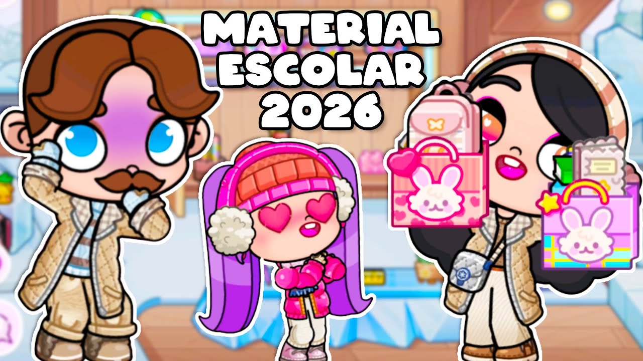 ROTINA MATERIAL ESCOLAR 2026 📚 | AVATAR WORLD ROTINAS E HISTÓRIAS PAZU