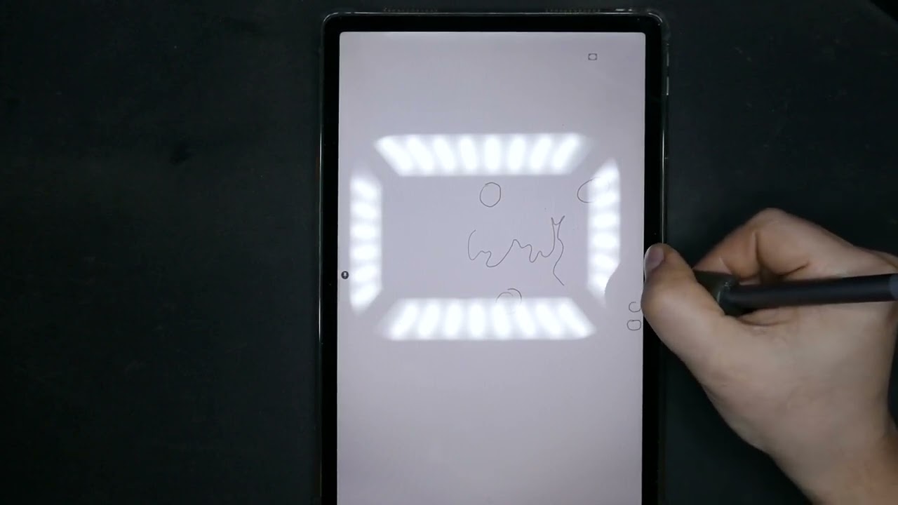 Pen jitter and accuracy around screen edges | Lenovo Tab M11 for Artists