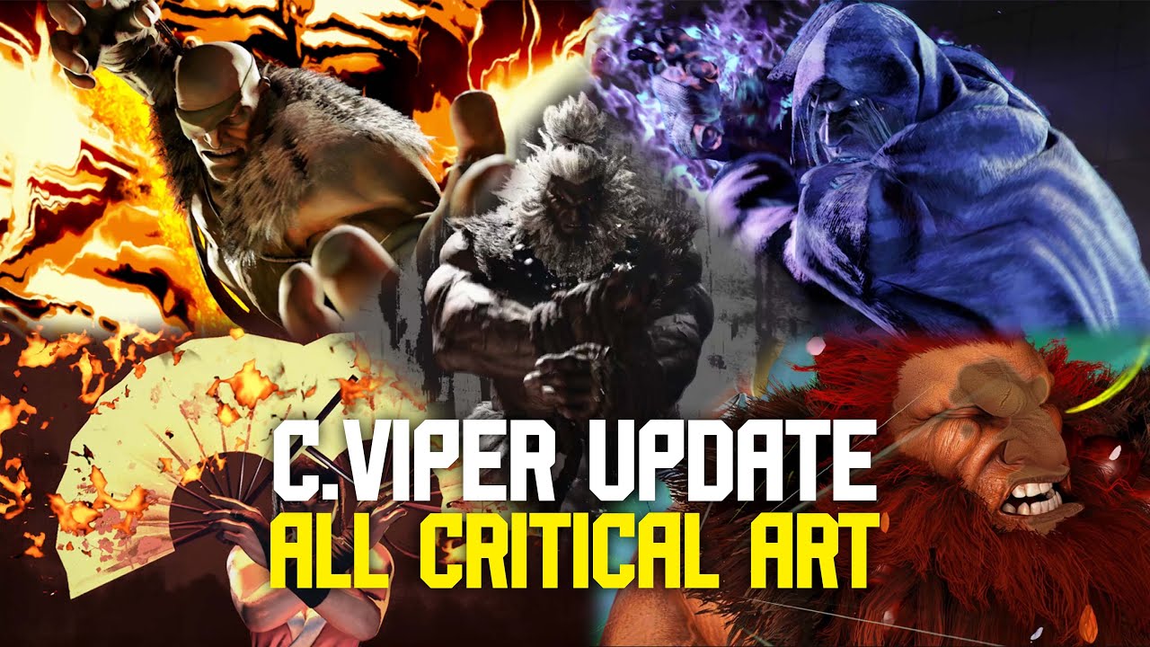 ALL CA STREET FIGHTER 6 SEASON 3 C.VIPER UPDATE 2026