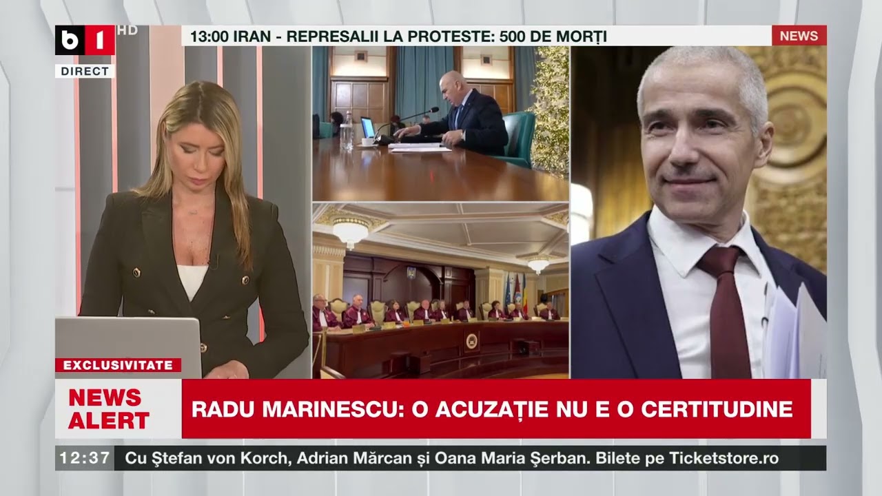 EXCLUSIV: RADU MARINESCU, DESPRE ACUZAȚIILE DE PLAGIAT_Știri B1TV_13 ian. 2026