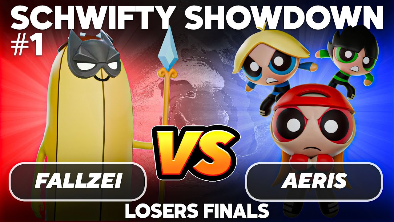Schwifty Showdown top 8 LOSERS FINALS Aeris (Powerpuff Girls) vs Fallzei (Banana Guard) MultiVersus