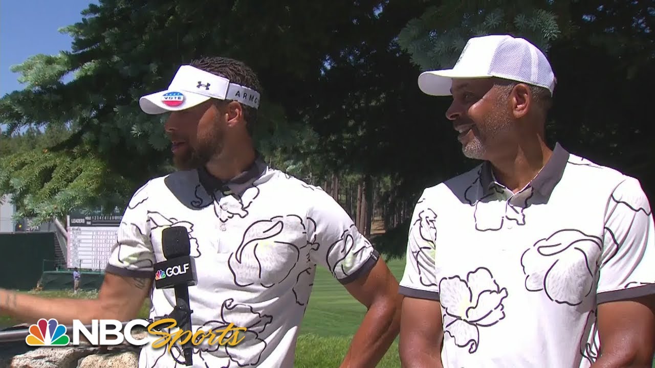 Steph Curry ties father Dell at ACC, tells him to 'watch out' for 2021 | NBC Sports