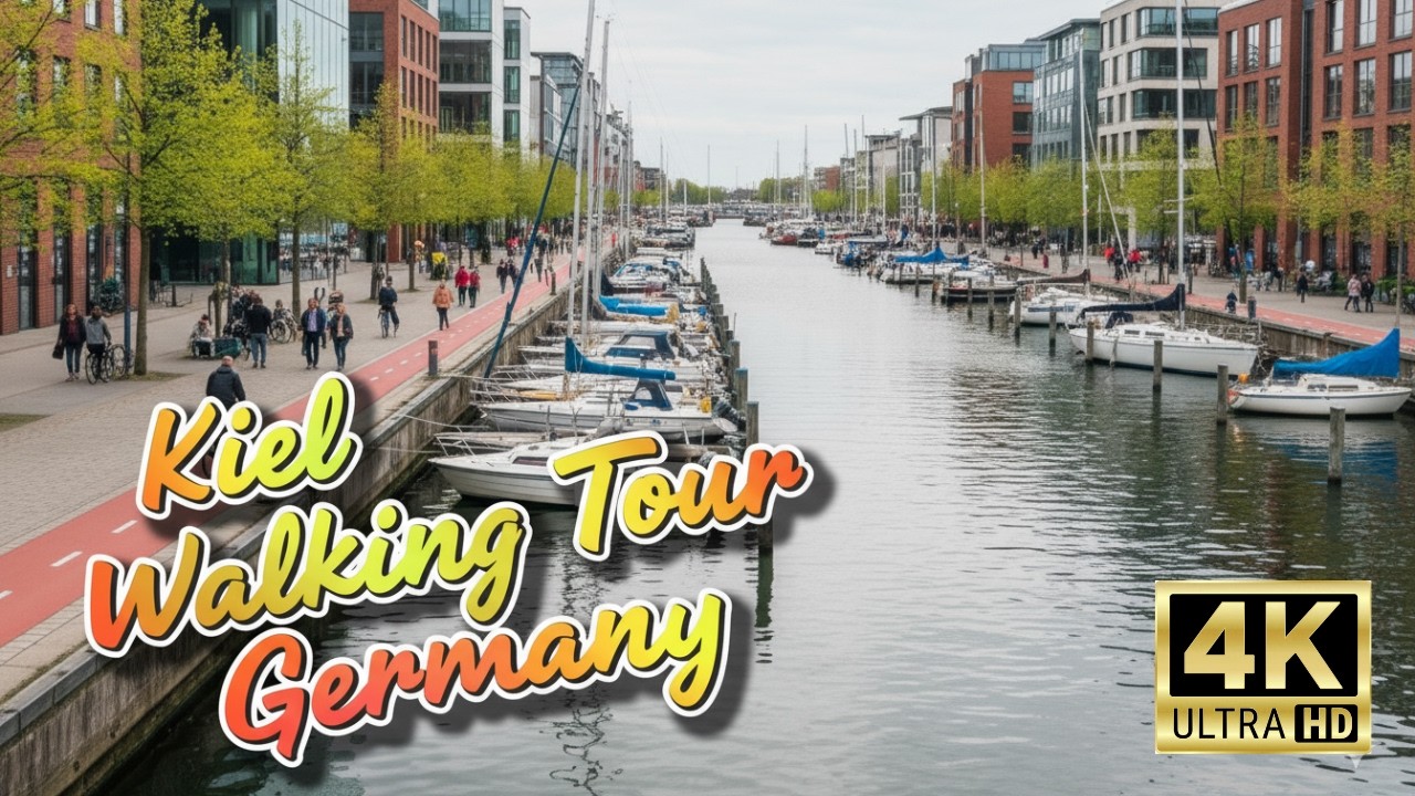 Germany&rsquo;s True Sailing City 🇩🇪 Walking Kiel & The Baltic Fjord | 4K UHD