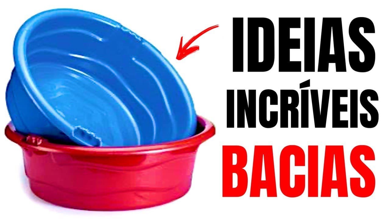 3 IDEIAS GENIAIS PARA RECICLAR BACIAS DE PLÁSTICO|   . SHOW DE ARTESANATO