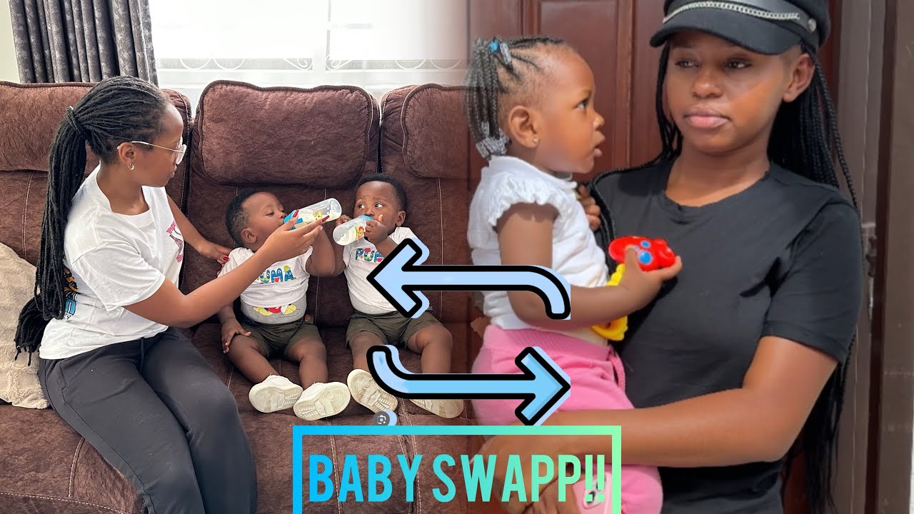 Swapping Babies With Wambo For The Day//Being a Twin Mom For 6 hrs!!!😩
