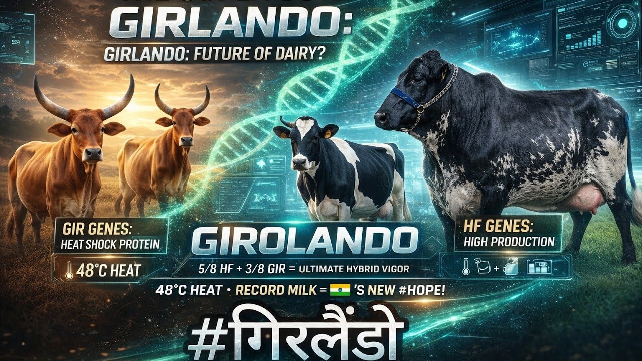 गिरलैंडो Cow Science Explained | HF और गिर से बनी ‘सुपर काउ’ जो डेयरी का भविष्य बदल देगी
