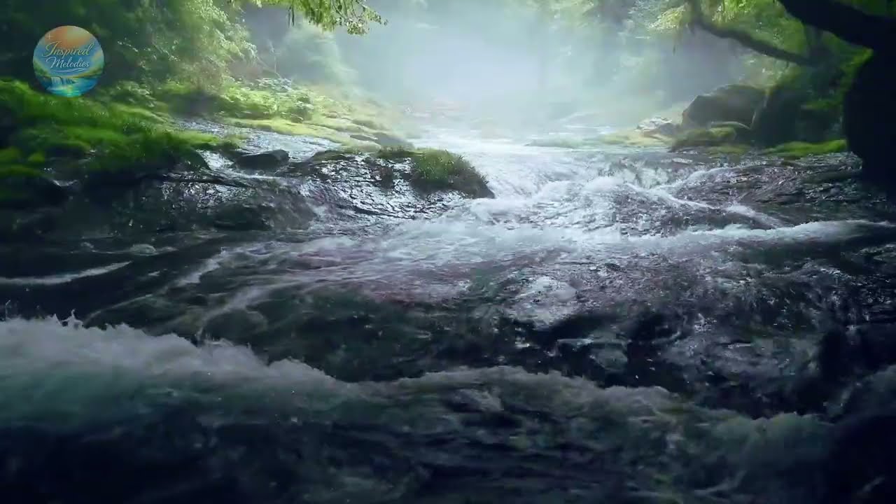 Streams Of Living Water💧Peaceful River Ambience | Worship Music