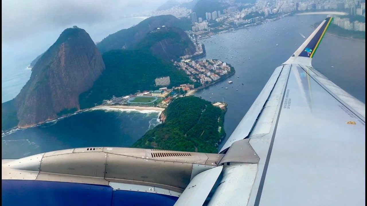 Decolagem do Santos Dumont - A320neo Azul