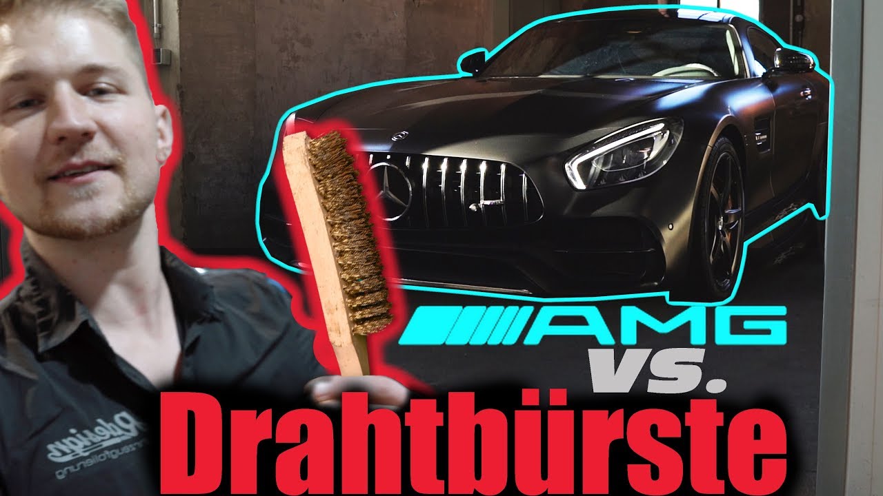 R design: Limitierter AMG GTC wird mit Drahtbürste zerkratzt!