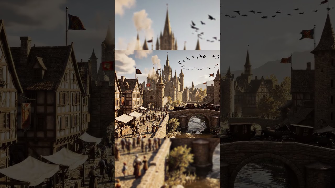 Medieval Kingdom Ambience 🏰✨ | Calm Fantasy World 