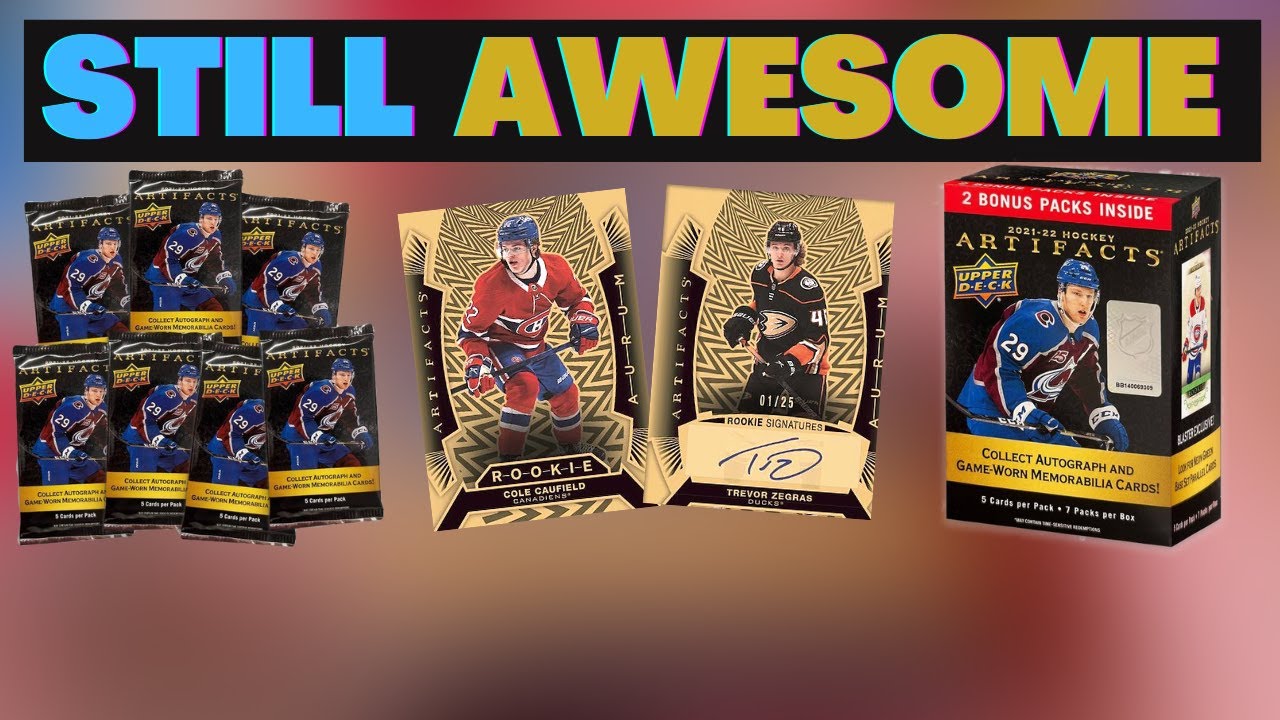 2021-22 Upper Deck Artifacts: Hockey Blaster Break. #upperdeckhockey #hockeyboxbreaks #hockeycards