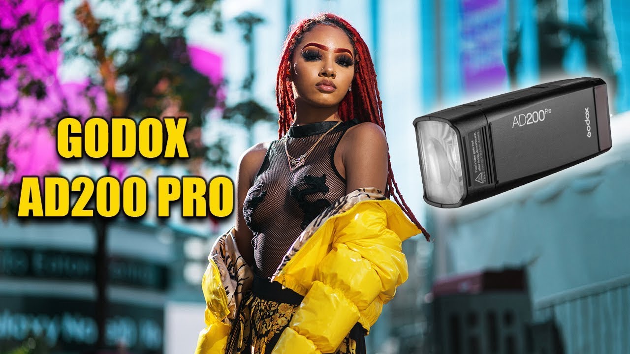 Portraits with the GODOX AD200 PRO & Sony A7III - REVIEW | 4K
