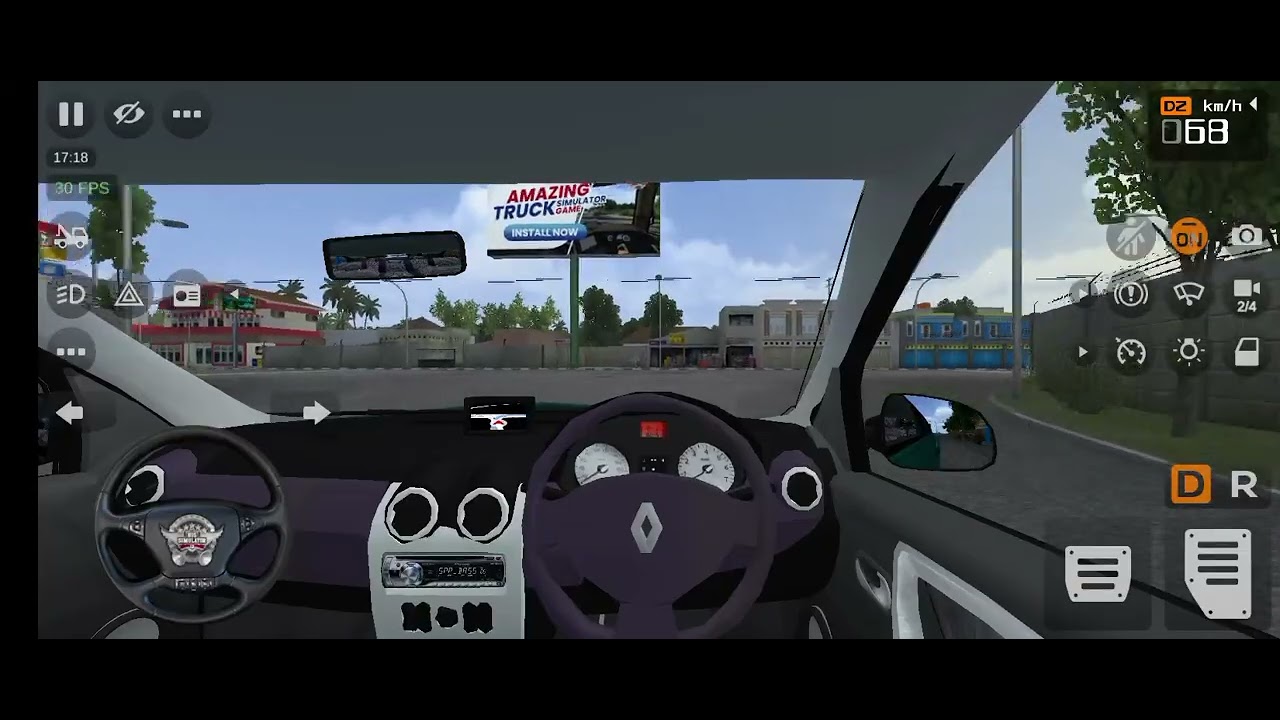 Bus simulator Indonesia drive Renault new car 