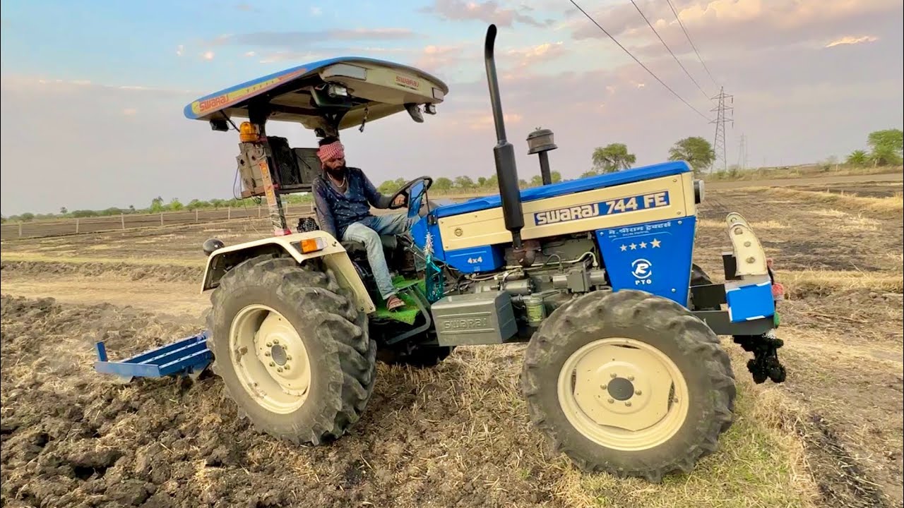New Swaraj 744 FE 4x4 Tractor इस ट्रैक्टर का कोई मुक़ाबला नहीं है New Holland vs Swaraj ?
