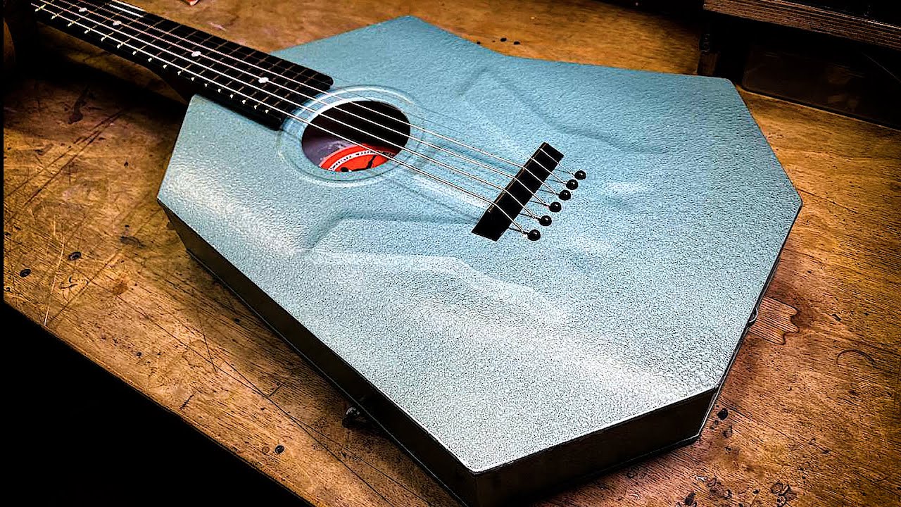 I Fixed the Weirdest Acoustic Guitar| Full Metal Body