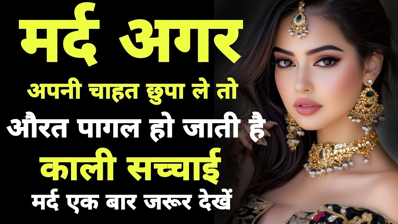 मर्द अगर अपनी चाहत छुपा ले… तो औरत पागल हो जाती है 💘 | Women Psychology | stoic motivational quotes