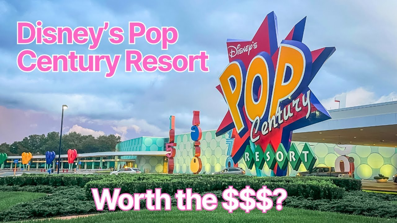Честный обзор отеля Pop Century Resort | Обзор номеров, доступ к Skyliner и стоит ли отель своей ...