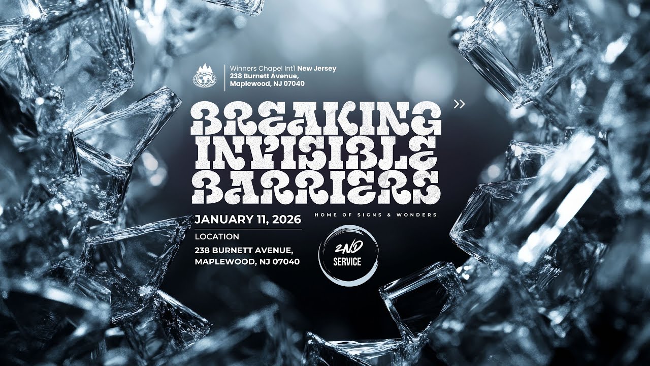 Sunday January 11th, 2026: Breaking Invisible Barriers (Second Service)