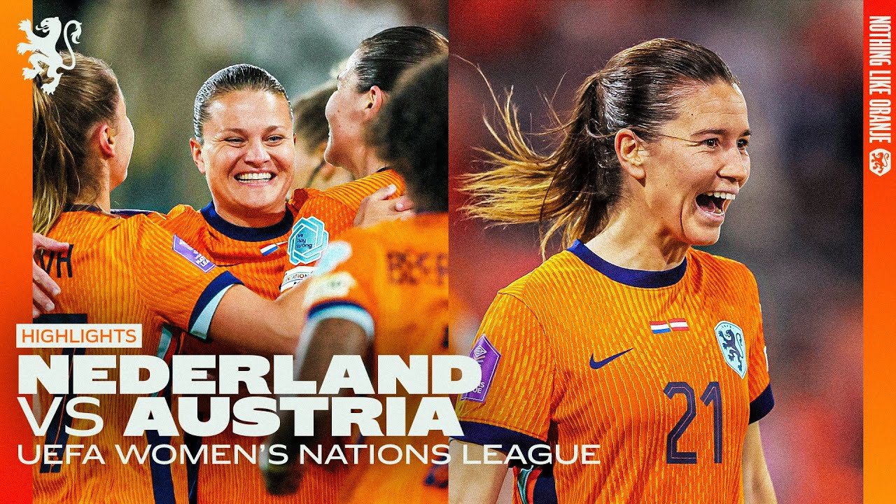 🚀 Three goals & Vic's return 🤩🔙 | Highlights Nederland - Austria (UEFA Women's Nations League)