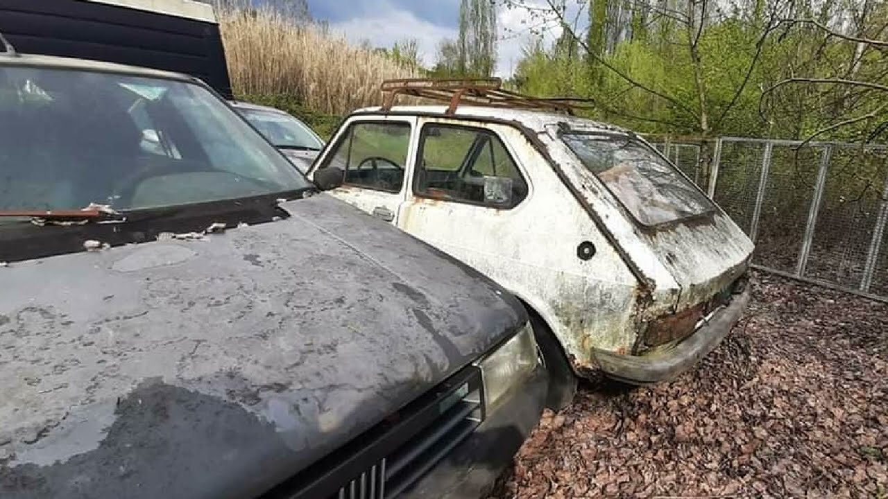 Grande ritrovamento:oltre 500 auto d'epoca abbandonate in un parco.