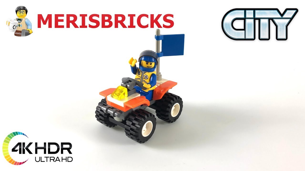 Lego Quad Bike - CITY 7736 Coast Guard Quad Bike - Lego Speed Build 4K #LEGOCITY #LegoSpeedBuild