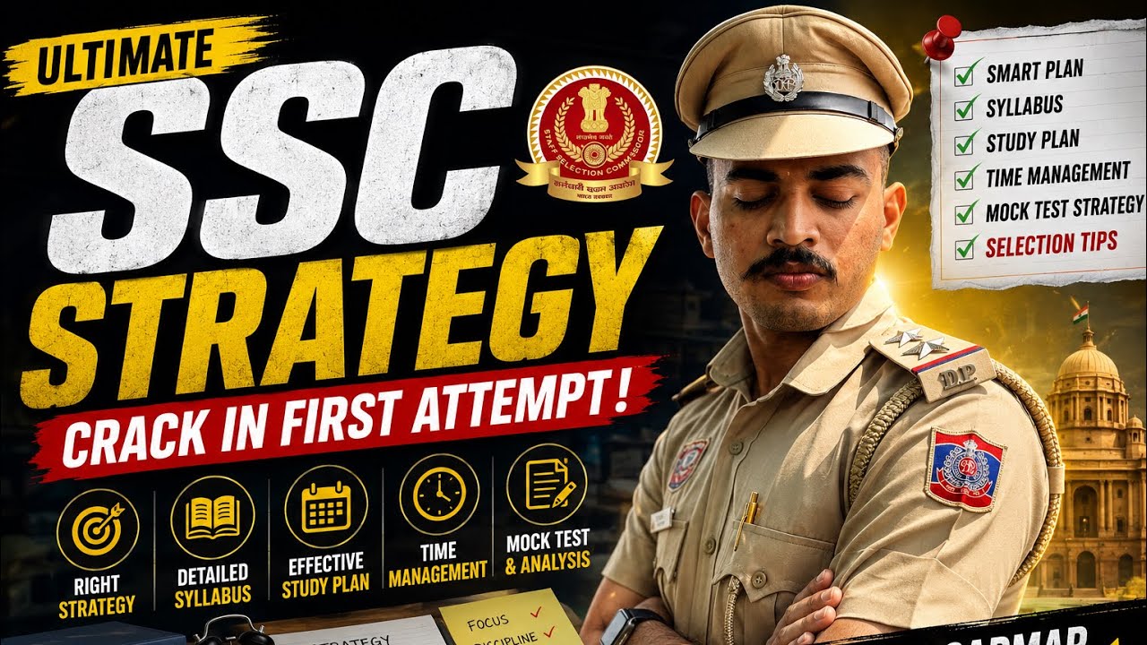 SSC STRATEGY | How to crack SSC EXAM in 1st attempt