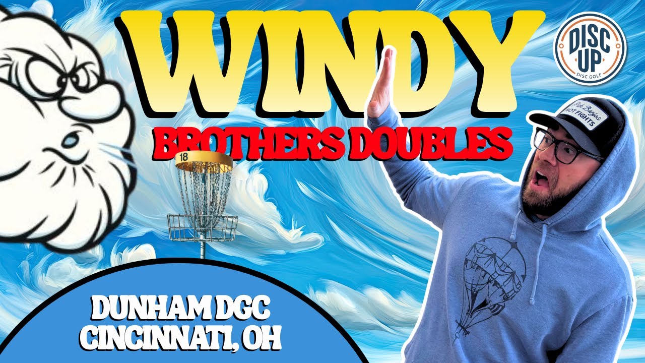 Windy Disc Golf at Dunham DGC in Cincinnati Ohio!
