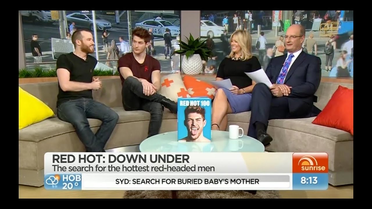 RED HOT 100 on Channel 7 Sunrise Show